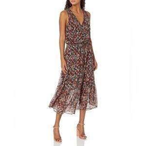 Ramy Brook Leah floral print midi length dress